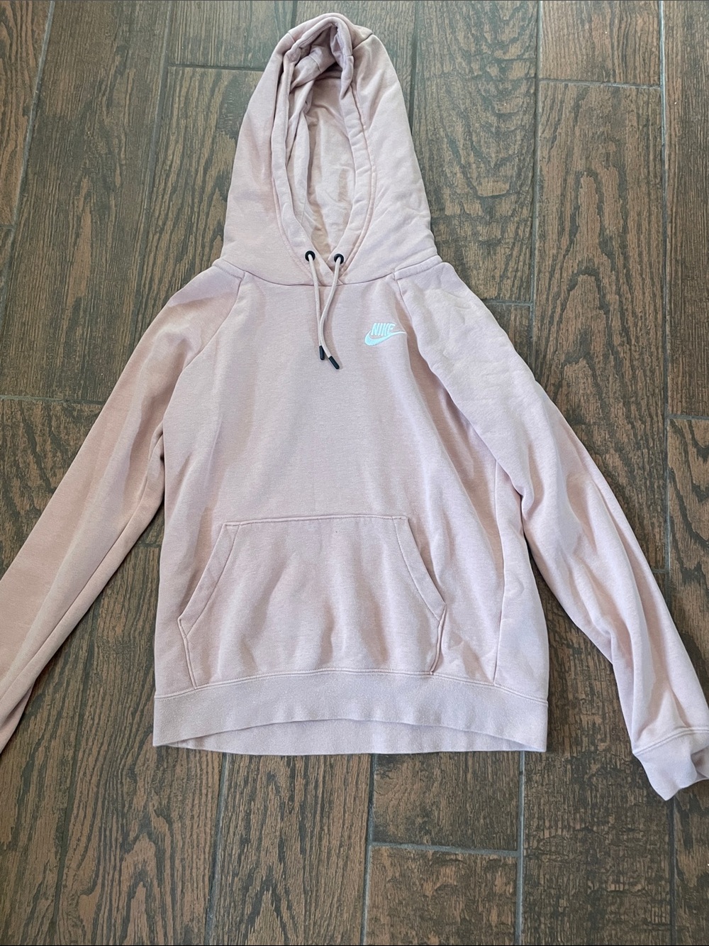 Nike Women’s Dusty Pink Pullover Hoodie Sweatshirt